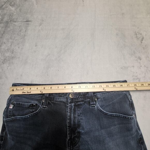 AG Adriano Goldschmied Jeans Mens 34x27 The Graduate Denim 360 Made USA Gray - Picture 9 of 12